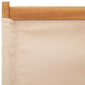 Gartenstühle 2er Set Akazie Beige