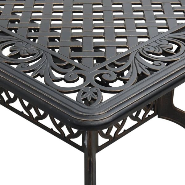 Bronzener Gartentisch 150x90 cm