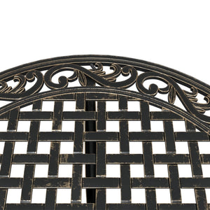 Bronzener Gartentisch Ø90 cm