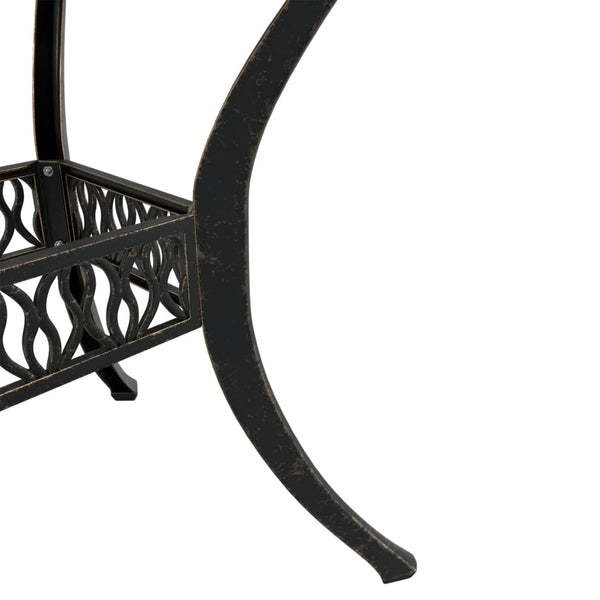 Bronzener Gartentisch Ø90 cm