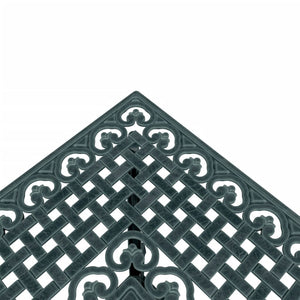 Grüner Gartentisch 80x80 cm Aluminiumguss