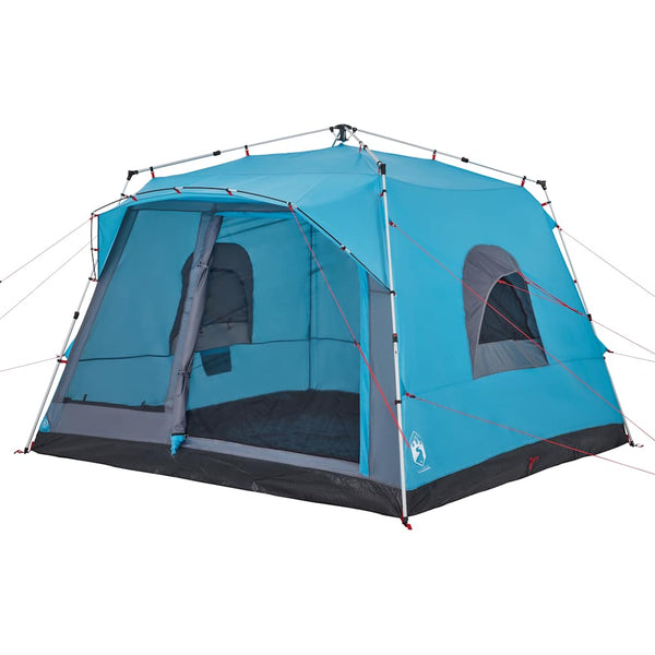 7-Personen Familienzelt Blau Quick Release