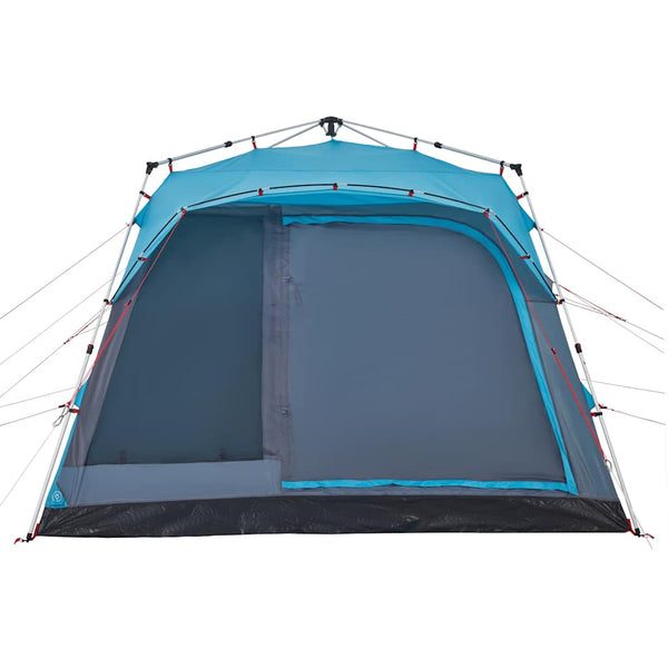7-Personen Familienzelt Blau Quick Release