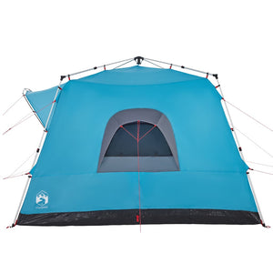 7-Personen Familienzelt Blau Quick Release