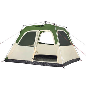 6-Personen Kuppelzelt Grün Quick Release