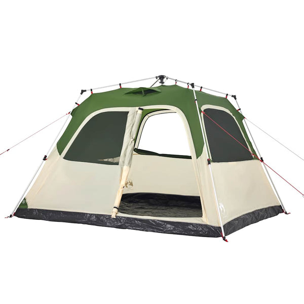 6-Personen Kuppelzelt Grün Quick Release