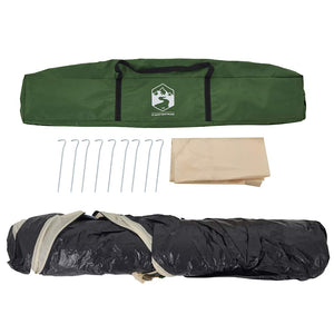 6-Personen Kuppelzelt Grün Quick Release