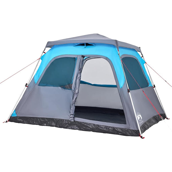6-Personen-Kuppelzelt Blau Quick Release
