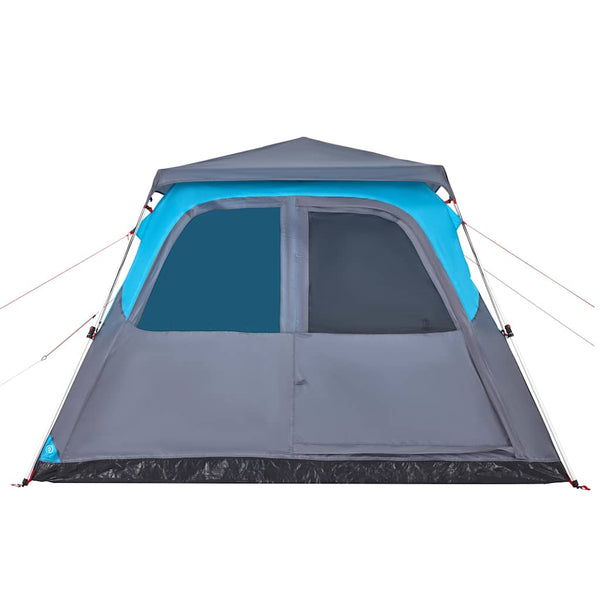 6-Personen-Kuppelzelt Blau Quick Release
