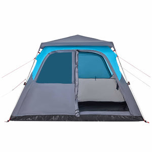 6-Personen-Kuppelzelt Blau Quick Release