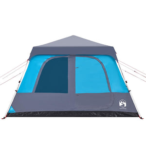 10-Personen Kuppelzelt Blau Quick Release