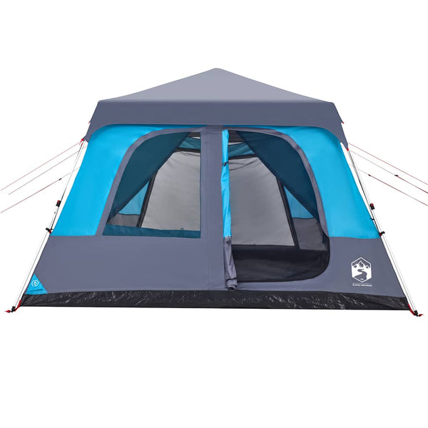 10-Personen Kuppelzelt Blau Quick Release