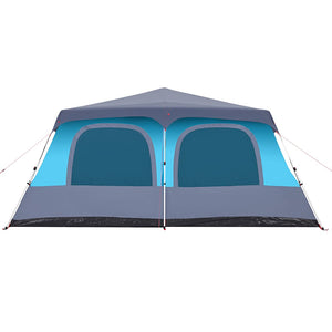 10-Personen Kuppelzelt Blau Quick Release