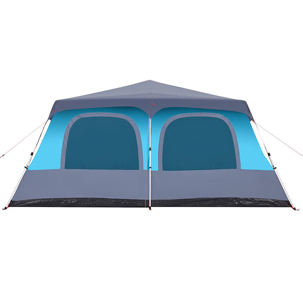10-Personen Kuppelzelt Blau Quick Release