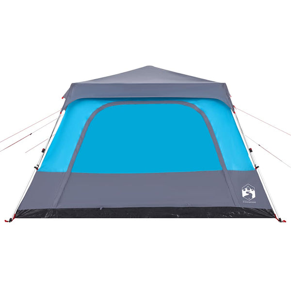 10-Personen Kuppelzelt Blau Quick Release
