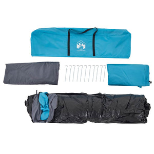 10-Personen Kuppelzelt Blau Quick Release