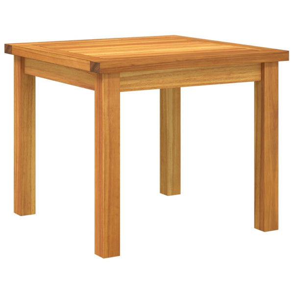 3-tlg. Bistro-Set Grau Poly Rattan Akazienholz