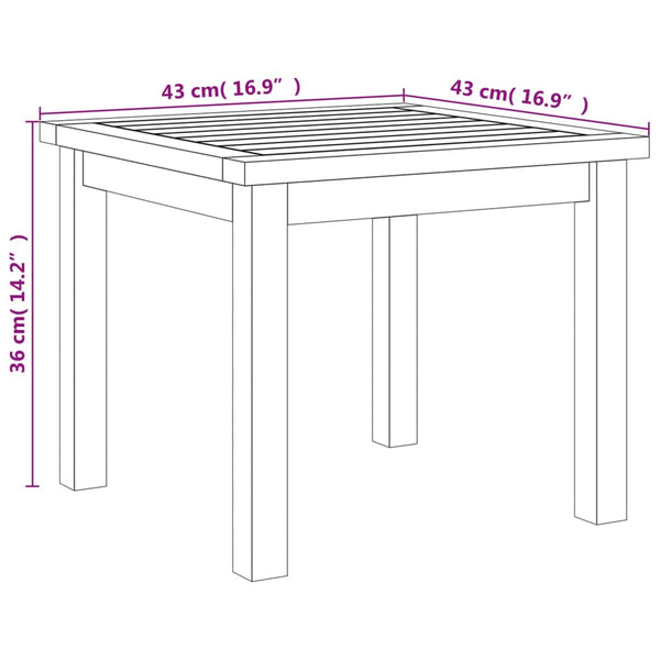 5-teiliges Garten Lounge Set Grau