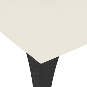 Creme Pavillon mit Doppeldach 3,98x2,98m
