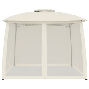 Pavillon Creme mit Doppeldach 2,93x2,93m