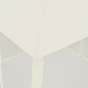 Pavillon Creme mit Doppeldach 2,93x2,93m