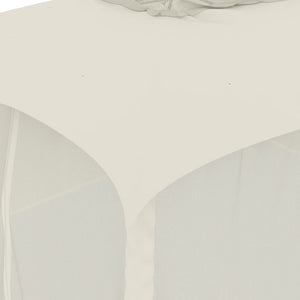 Pavillon mit Doppeldach Creme 3,93x2,93m