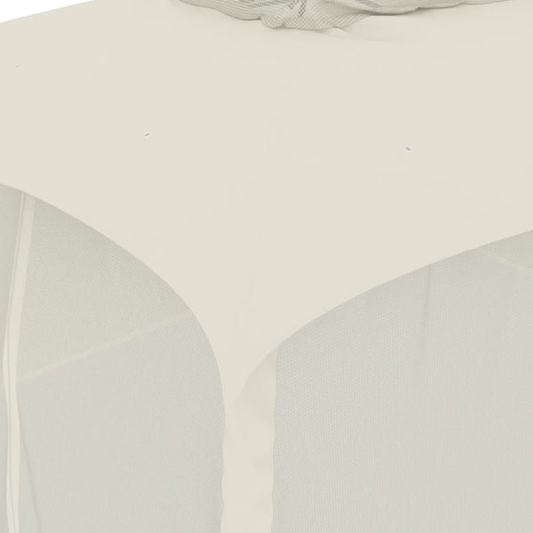 Pavillon mit Doppeldach Creme 3,93x2,93m