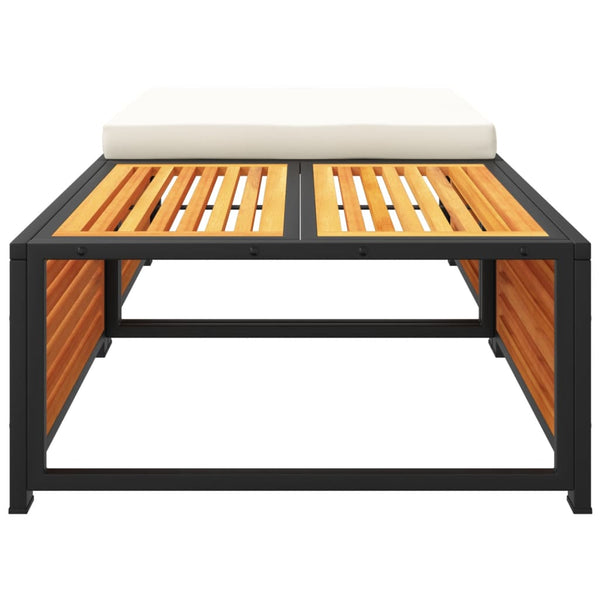 Akazie Gartentisch mit Hocker