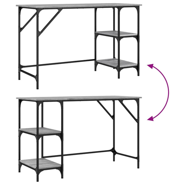 Schreibtisch Grau Sonoma 120 cm