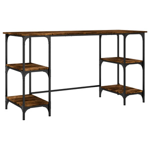 Schreibtisch Räuchereiche 140 cm