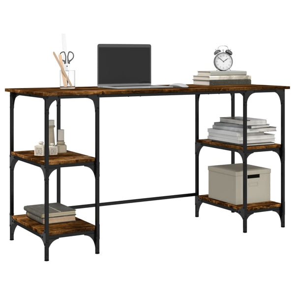 Schreibtisch Räuchereiche 140 cm