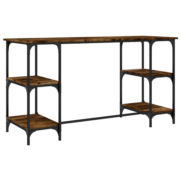 Schreibtisch Räuchereiche 140 cm