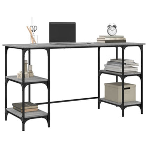 Schreibtisch Grau Sonoma 140 cm