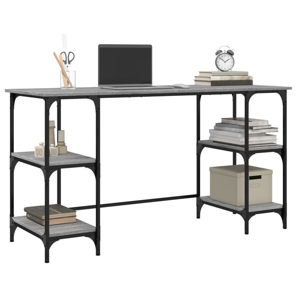 Schreibtisch Grau Sonoma 140 cm