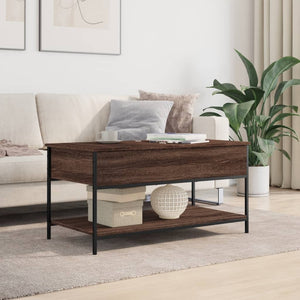 Couchtisch Braun Eichenoptik 100x50 cm