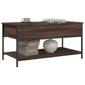 Couchtisch Braun Eichenoptik 100x50 cm