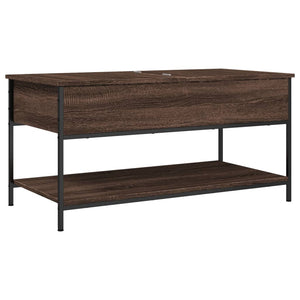 Couchtisch Braun Eichenoptik 100x50 cm