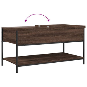 Couchtisch Braun Eichenoptik 100x50 cm
