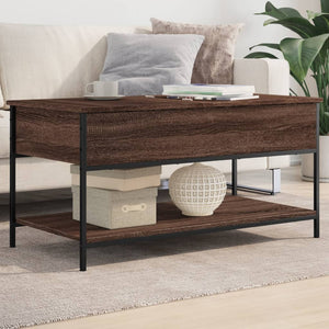 Couchtisch Braun Eichenoptik 100x50 cm