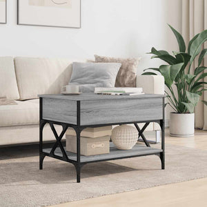 Grauer Couchtisch Sonoma 70x50 cm