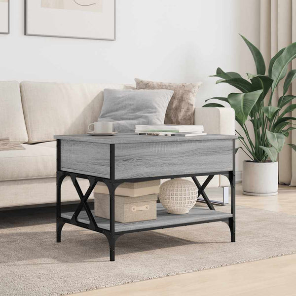 Grauer Couchtisch Sonoma 70x50 cm