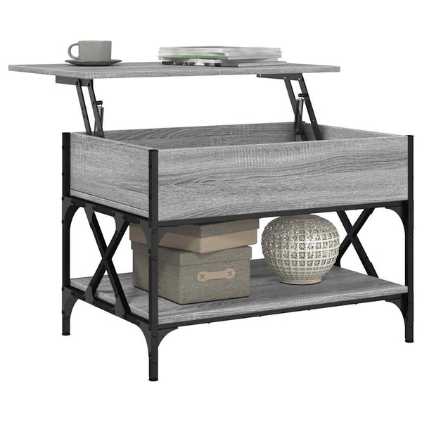 Grauer Couchtisch Sonoma 70x50 cm