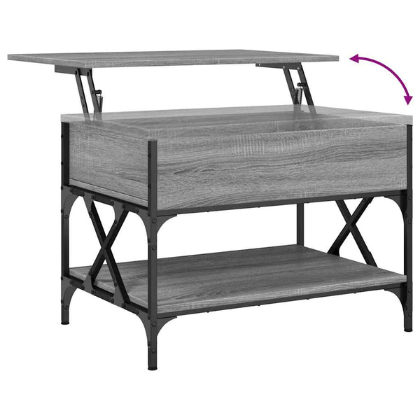 Grauer Couchtisch Sonoma 70x50 cm