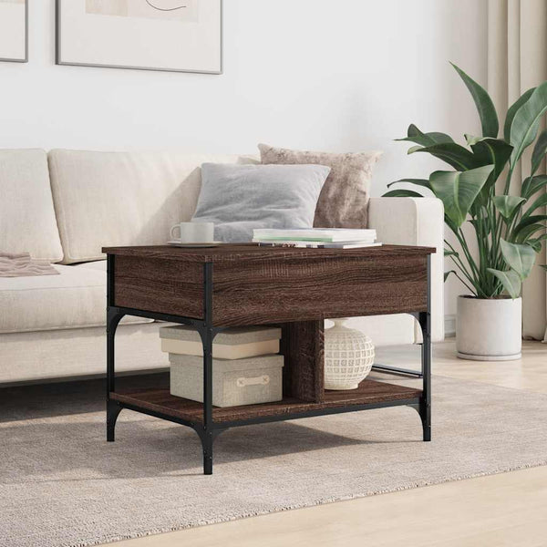 Couchtisch Braun Eichenoptik 70x50 cm
