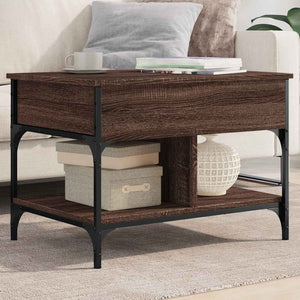 Couchtisch Braun Eichenoptik 70x50 cm