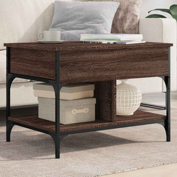 Couchtisch Braun Eichenoptik 70x50 cm