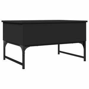 Schwarzer Couchtisch 70x50 cm