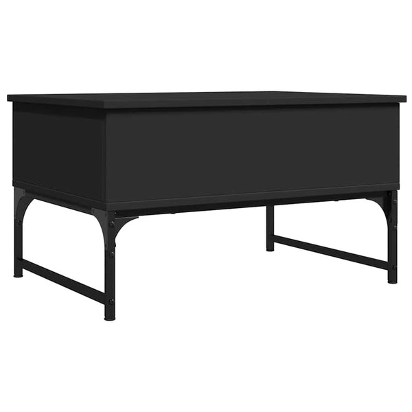 Schwarzer Couchtisch 70x50 cm