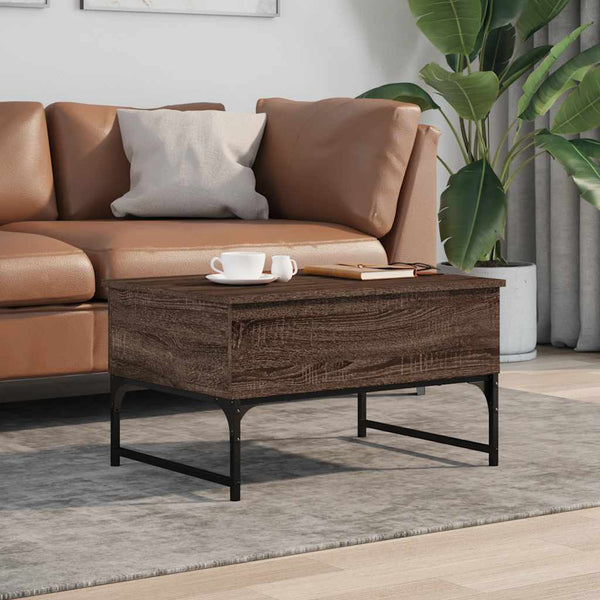 Couchtisch Braun Eichenoptik 70x50 cm