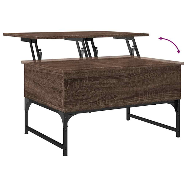 Couchtisch Braun Eichenoptik 70x50 cm
